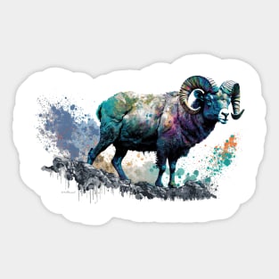 Bighorn Sheep Sticker
